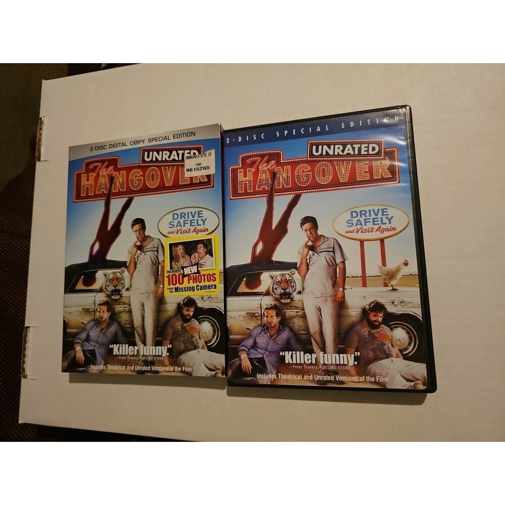 The Hangover (DVD, 2009, 2-Disc Set, Special Edition Rated/Unrated)